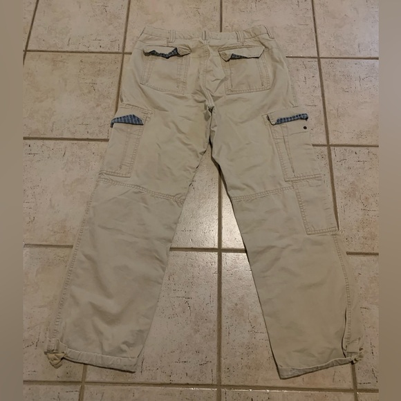 Old Navy Men's Tan Cargo Pants - Size 36x34 - 100% Cotton - Picture 8 of 9